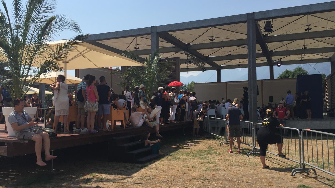 Il pubblico non si è fatto scoraggiare dal grande caldo