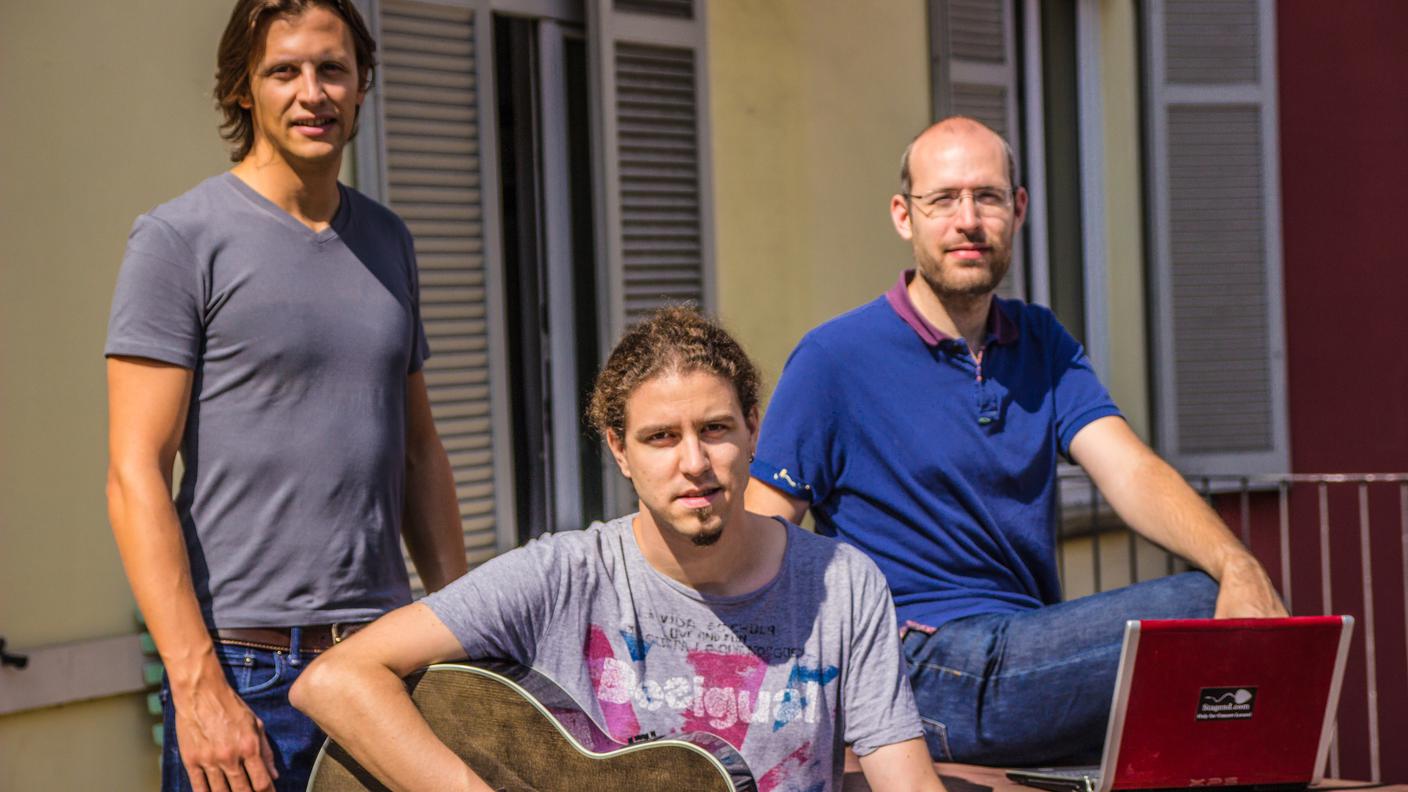 I tre fondatori: Martino Piccioli, Marco Alberti e Lorenzo Cimasoni