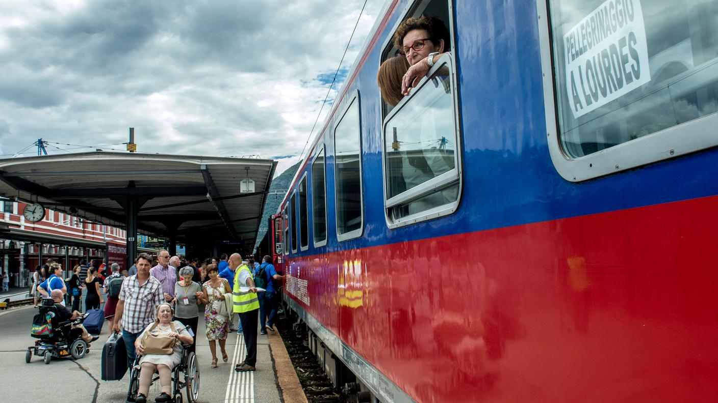 Stazione affollata