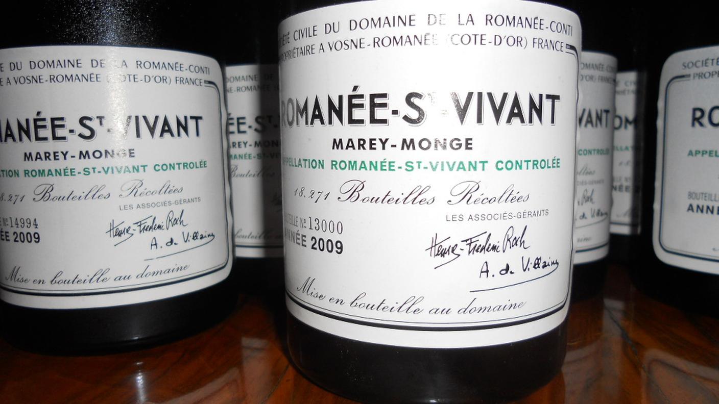 Romanée Saint Vivant Grand Cru del 2009. Base d'asta: 400 franchi