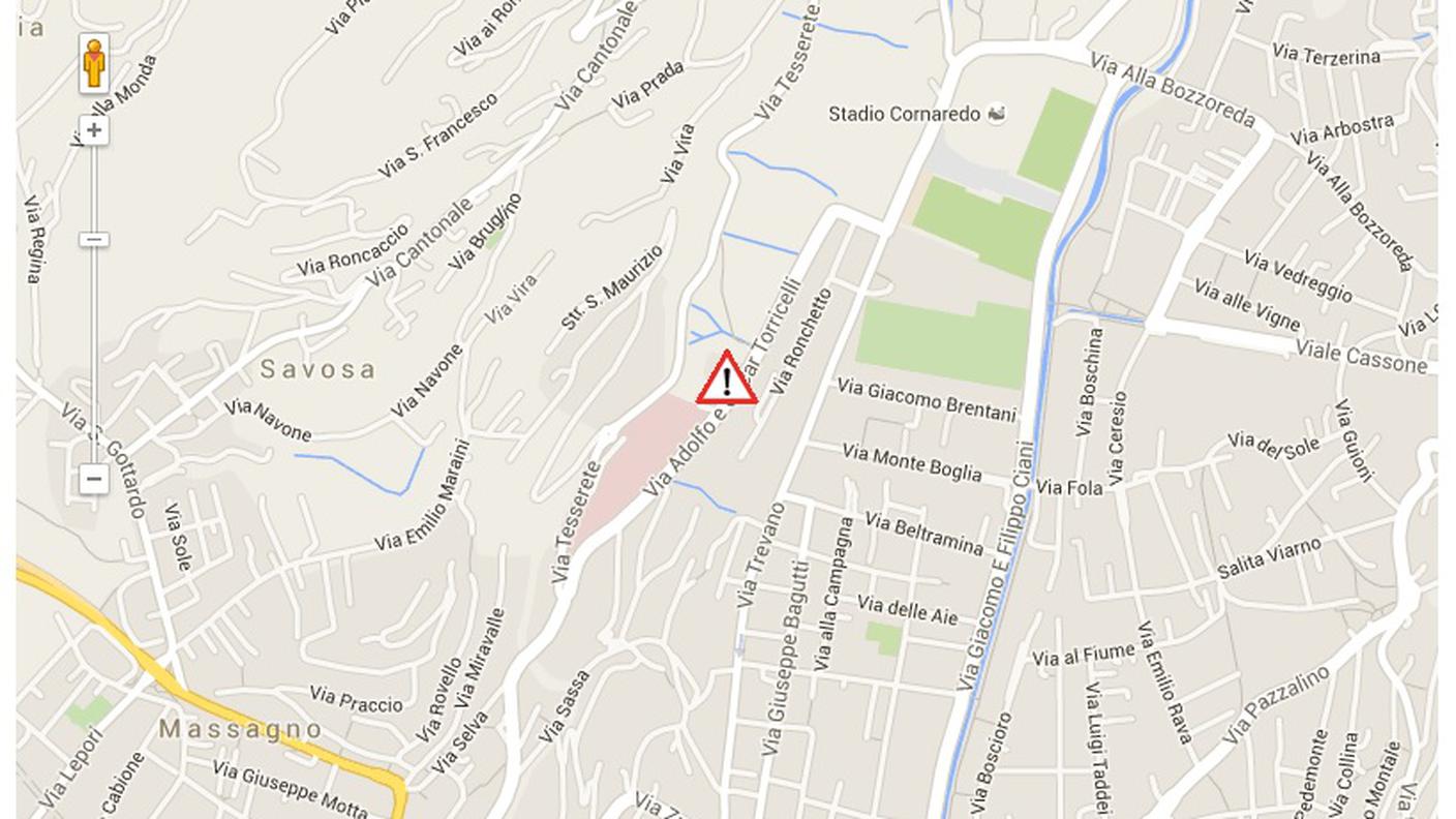 La mappa del percorso sul sito della polizia municipale