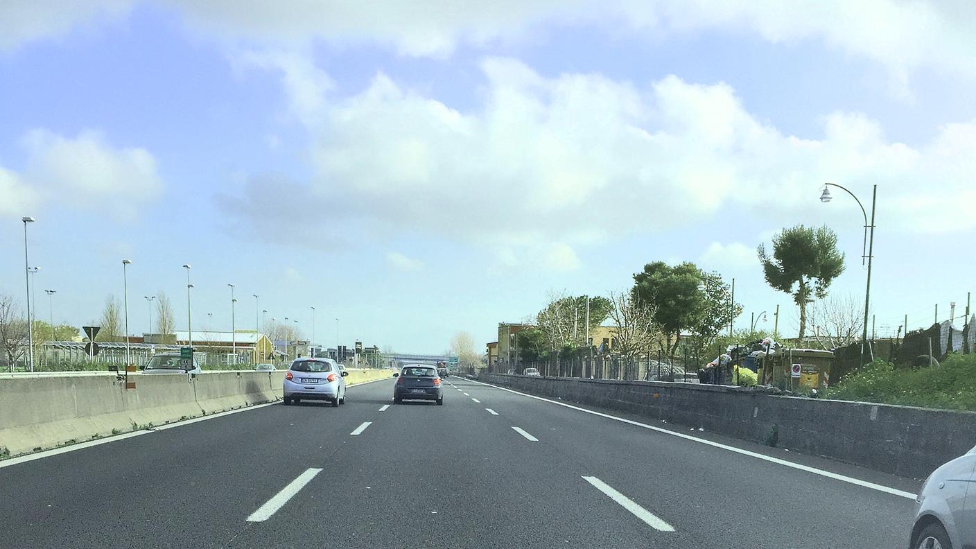 Un'autostrada in Italia