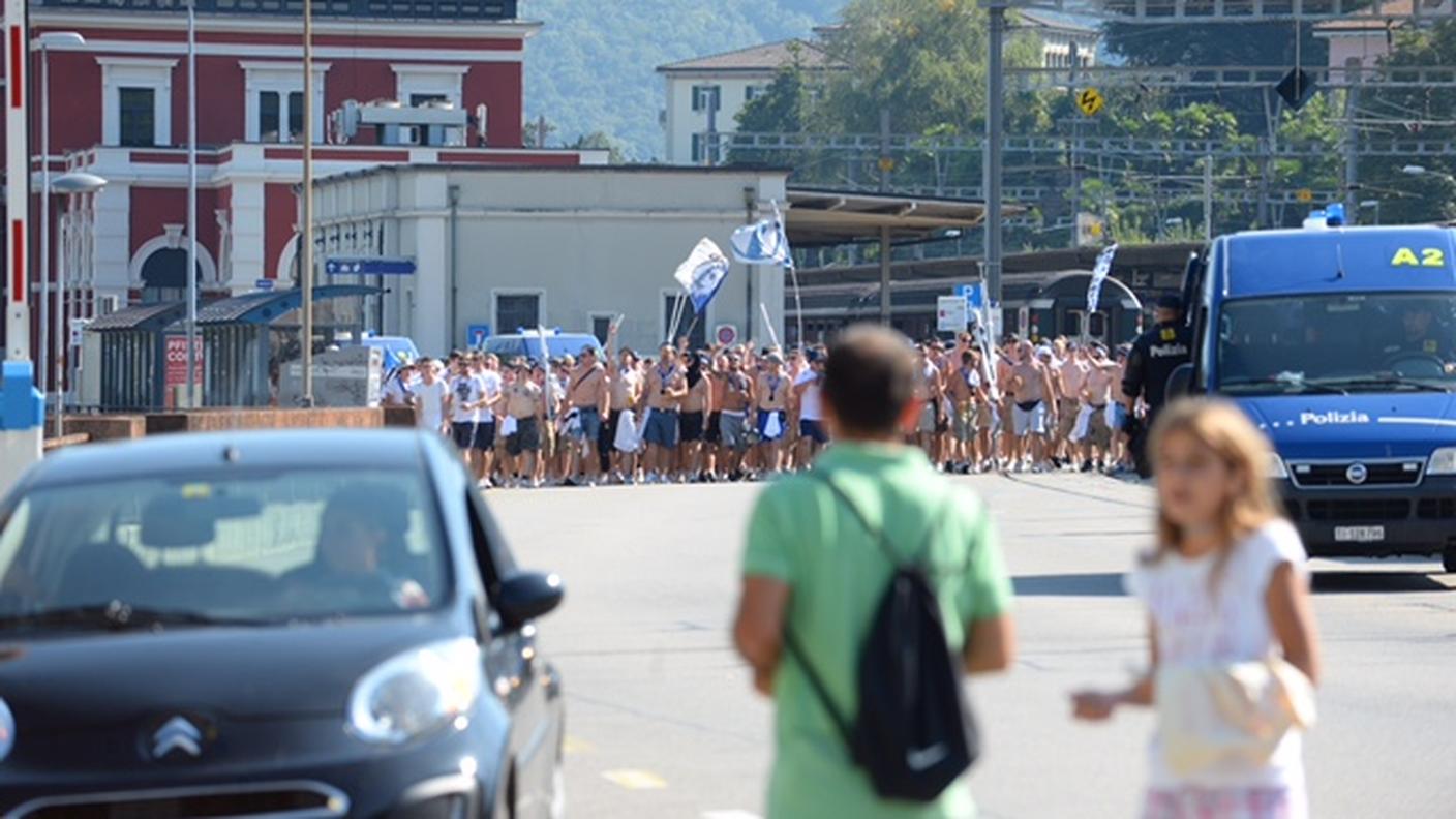 Un'altra immagine scattata nei pressi della stazione