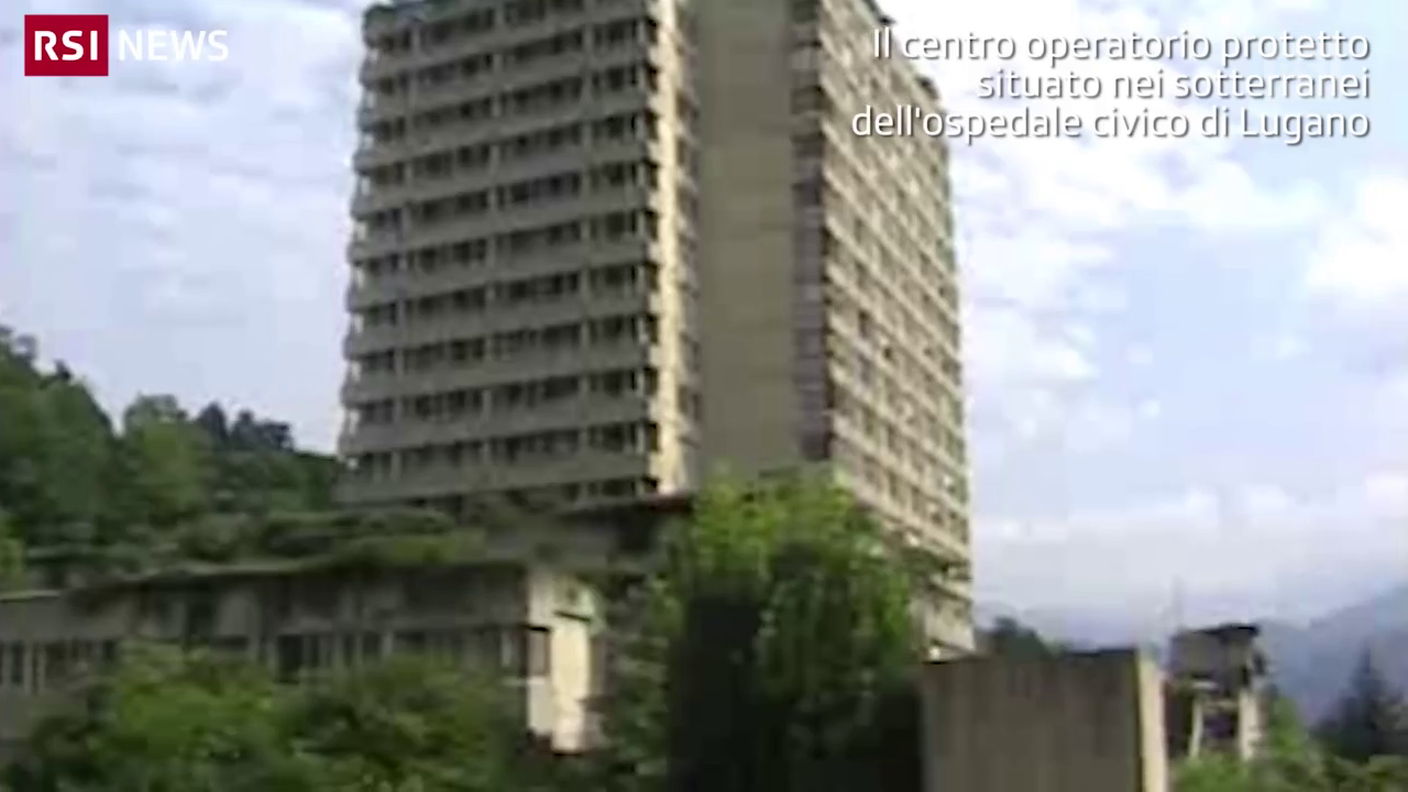 Il centro operatorio protetto situato sotto l'ospedale civico di Lugano