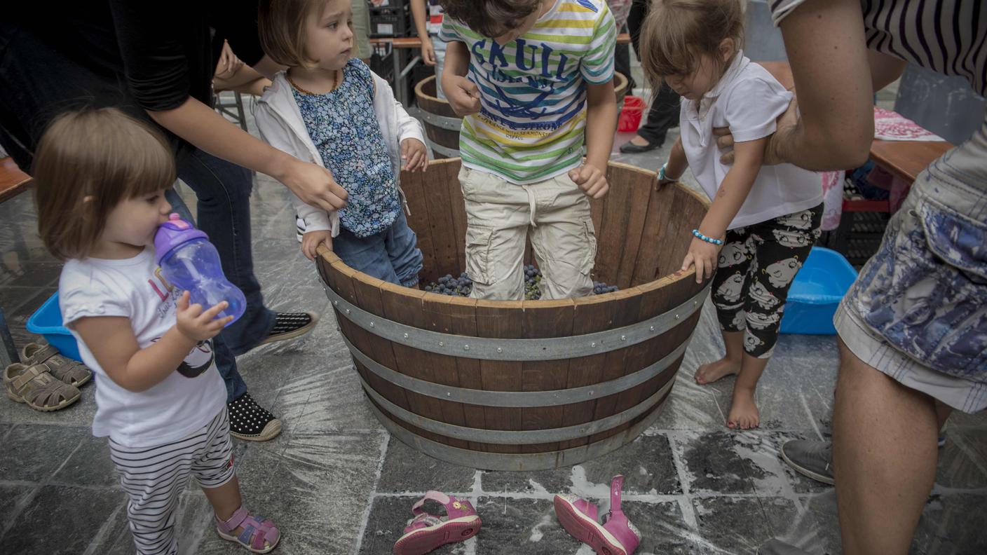 Anche i bambini sono stati protagonisti della festa bellinzonese