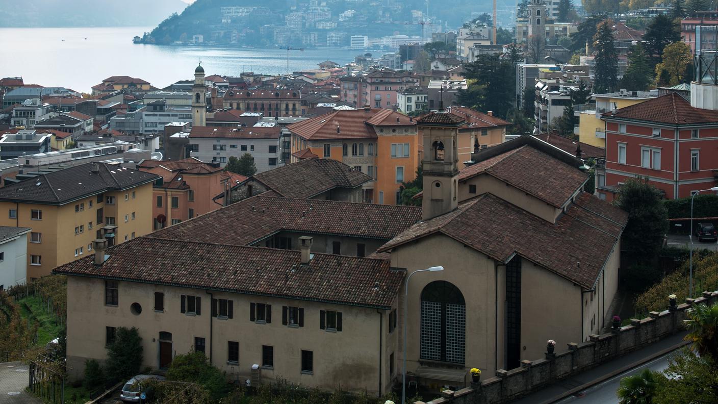 Una veduta del Convento e della chiesa 