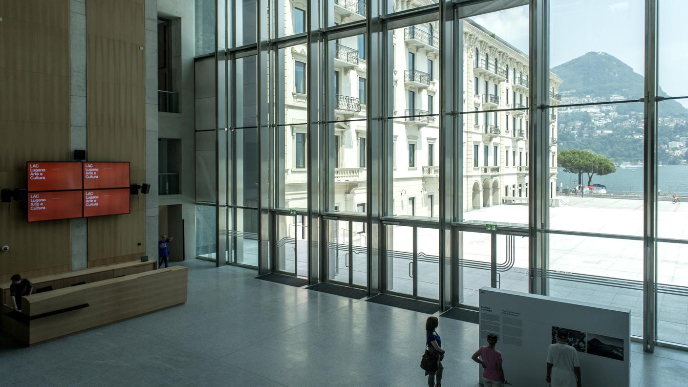 La hall del nuovo polo culturale