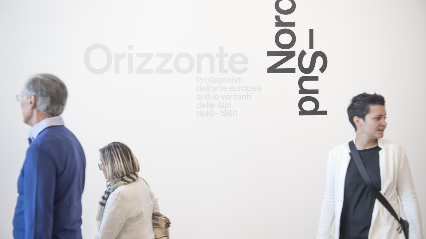 Nella sala Orizzonte Nord-Sud