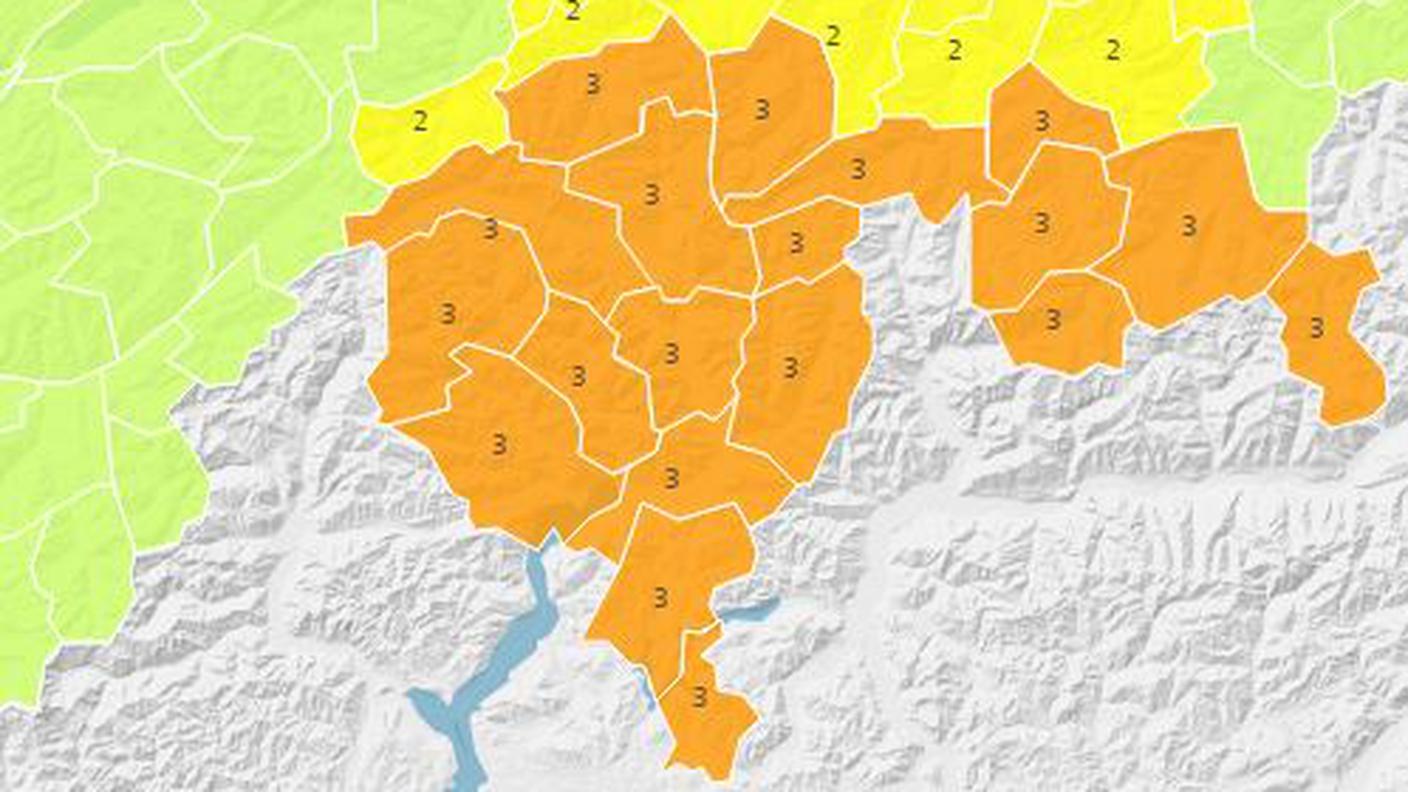 Saranno ore di pioggia a catinelle su tutto il sud delle Alpi