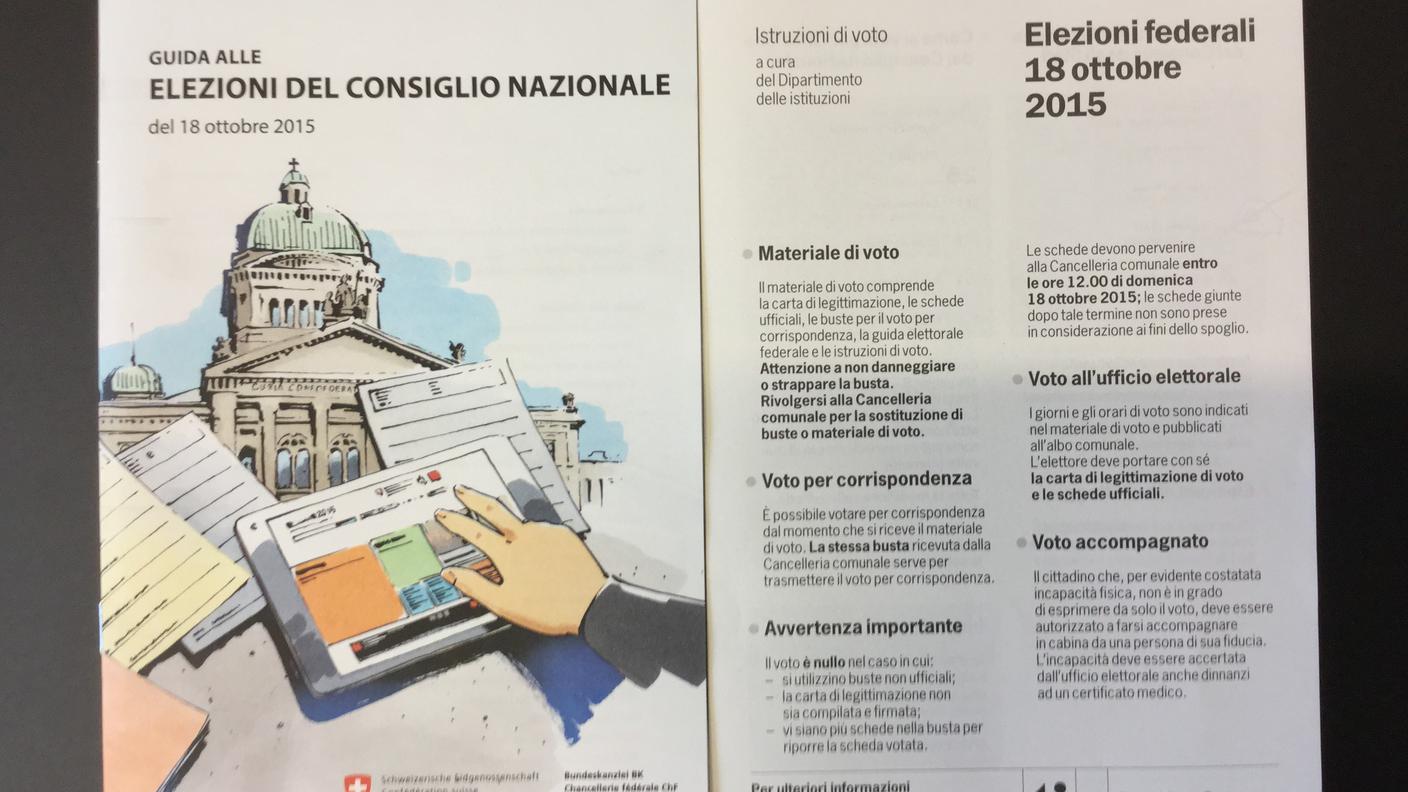 L'opuscolo delle elezioni