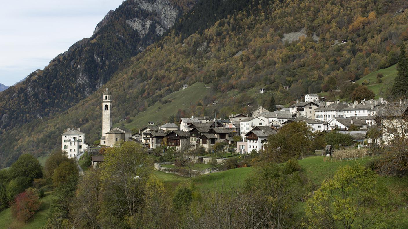 Una veduta di Soglio