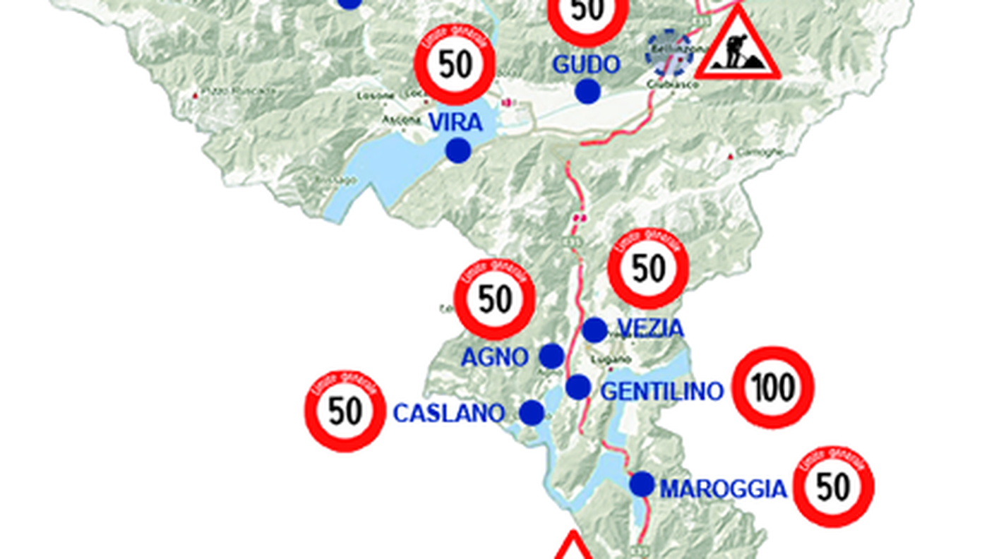 I radar fissi in territorio ticinese