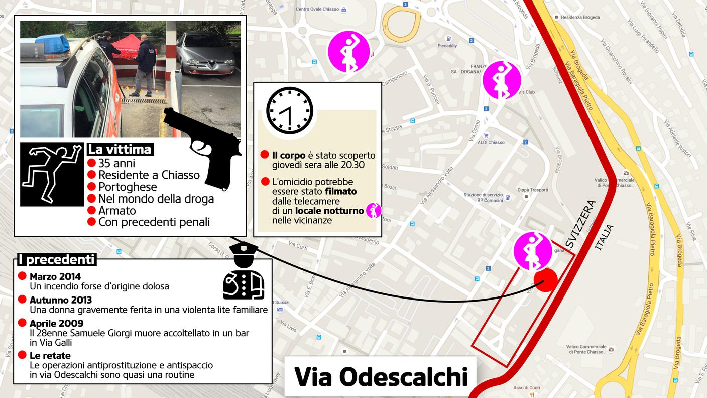 Colpo d'occhio sull'omicidio di via Odescalchi a Chiasso