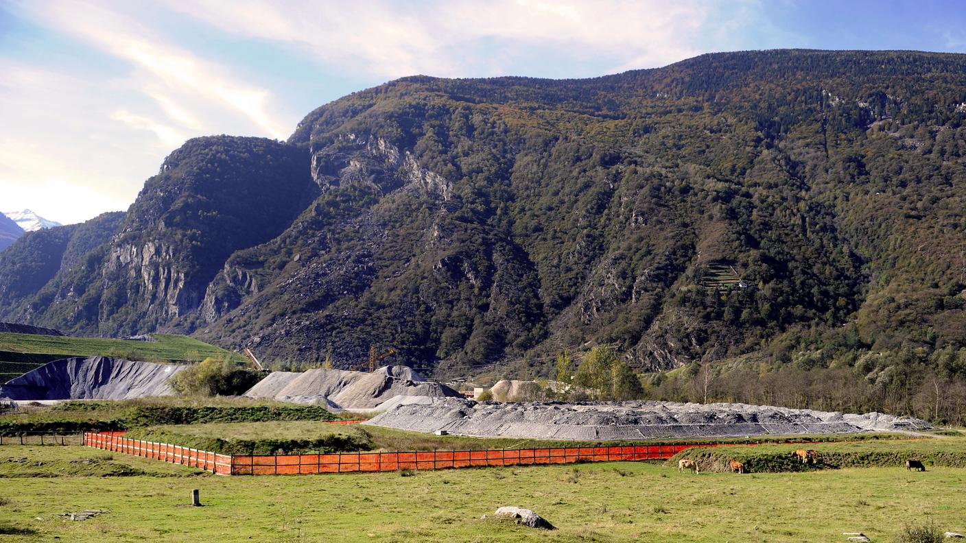 Gli scavi hanno richiesto ampie porzioni di territorio