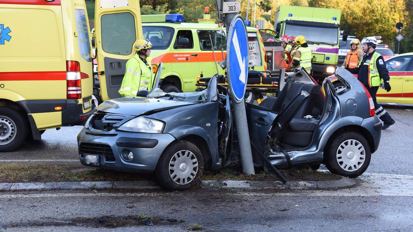 L'incidente è avvenuto presso l'uscita di Rancate della superstrada