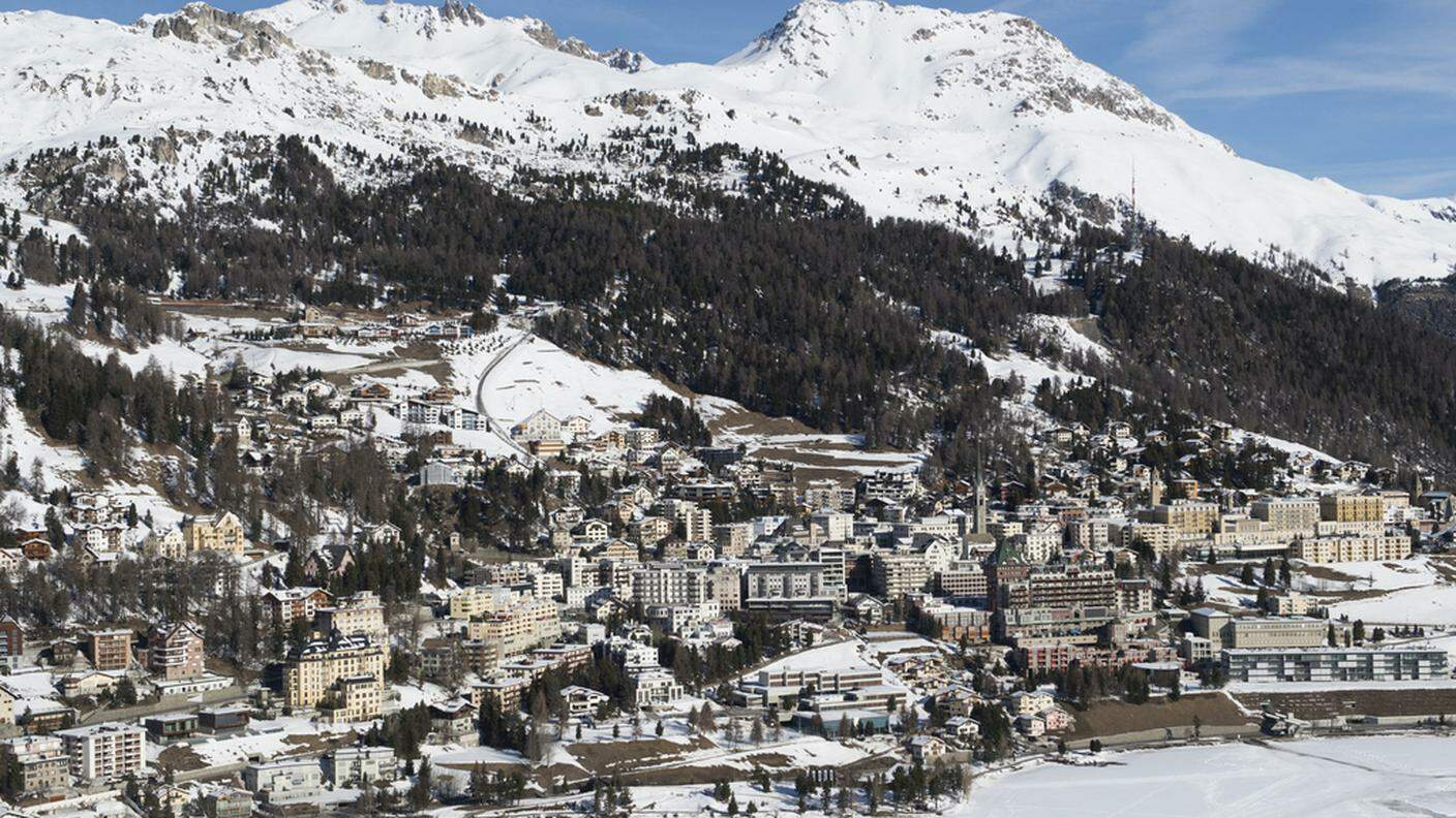 La rinomata località grigionese di St. Moritz 