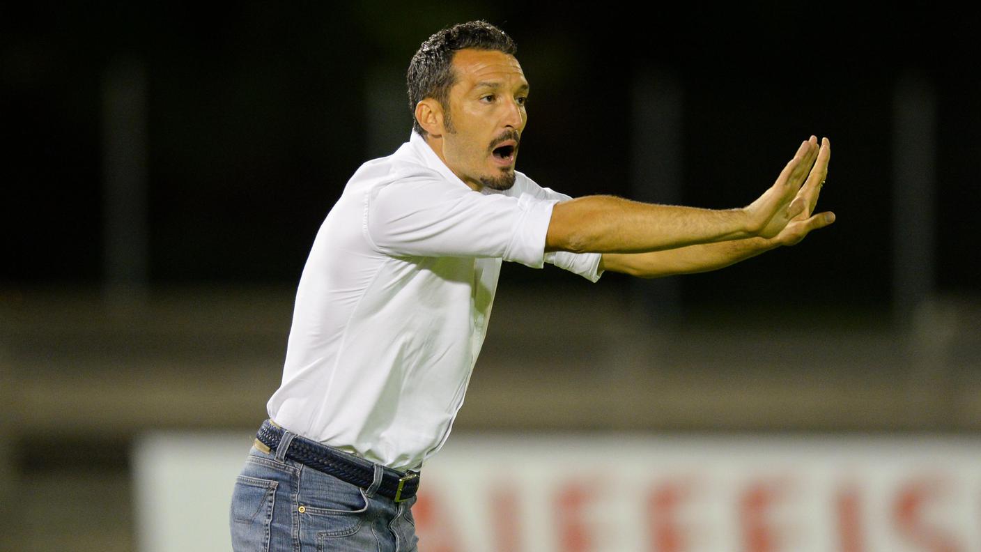 Zambrotta quando allenava il Chiasso