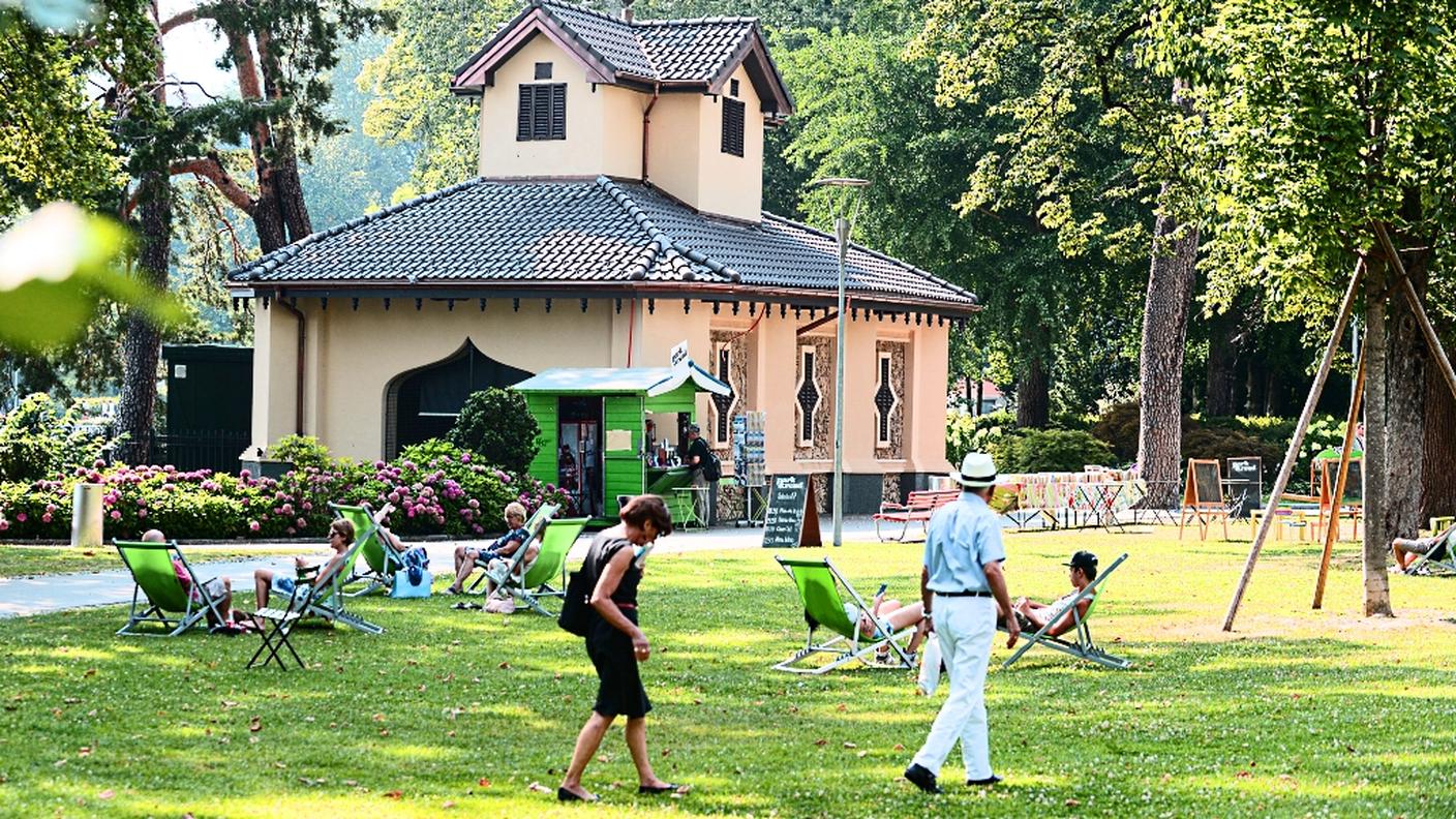 Un'immagine estiva della Darsena del parco Ciani, luogo di fondazione di Orizzonte verde