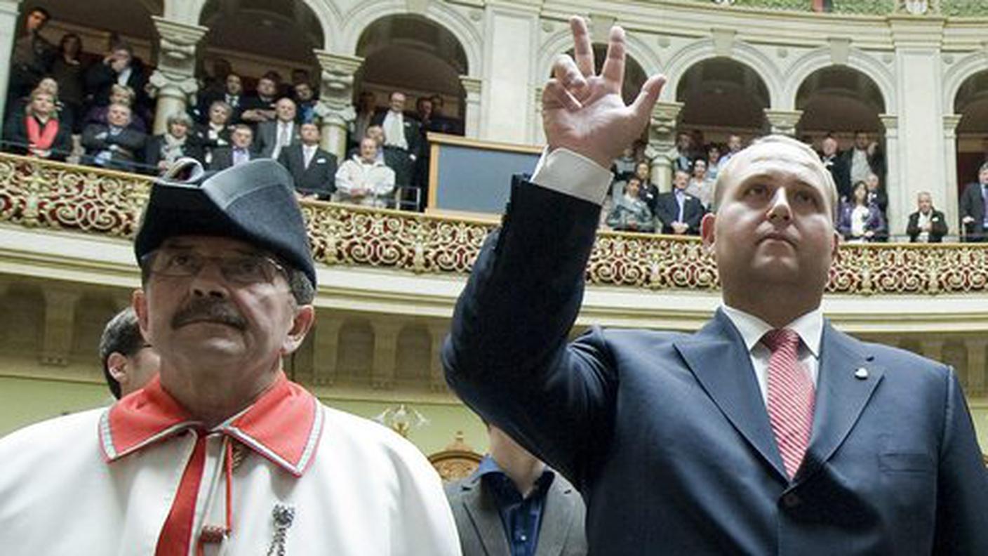 Marzo 2010: Norman Gobbi giura sotto la cupola federale quale consigliere nazionale