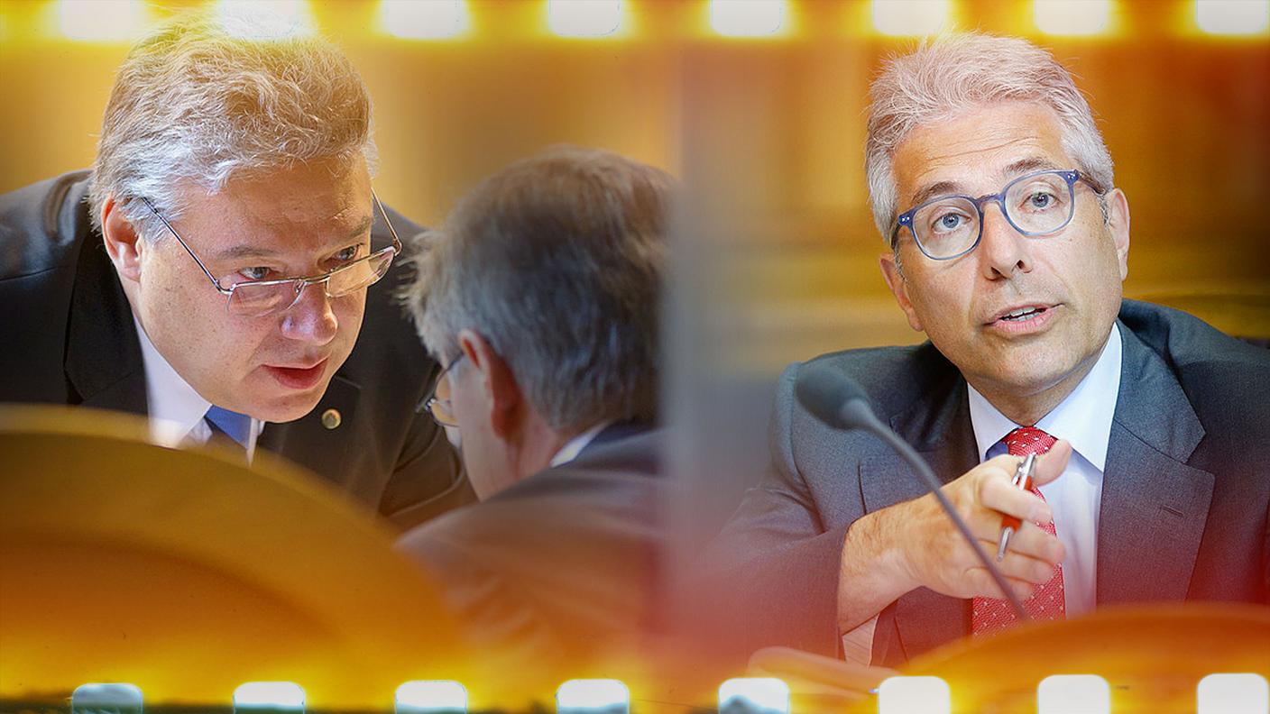 Filippo Lombardi e Fabio Abate agli Stati