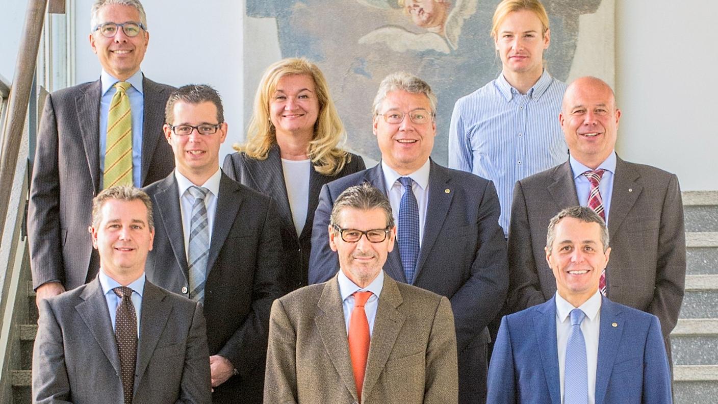 La deputazione in visita ufficiale mercoledì a Bellinzona