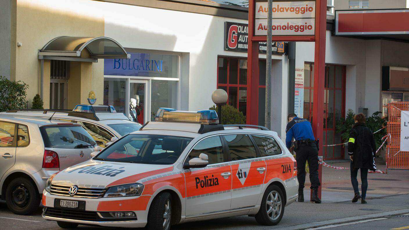 L'intervento degli agenti della polizia cantonale lunedì a Chiasso