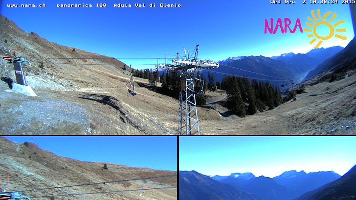 La situazione al Nara in Valle di Blenio