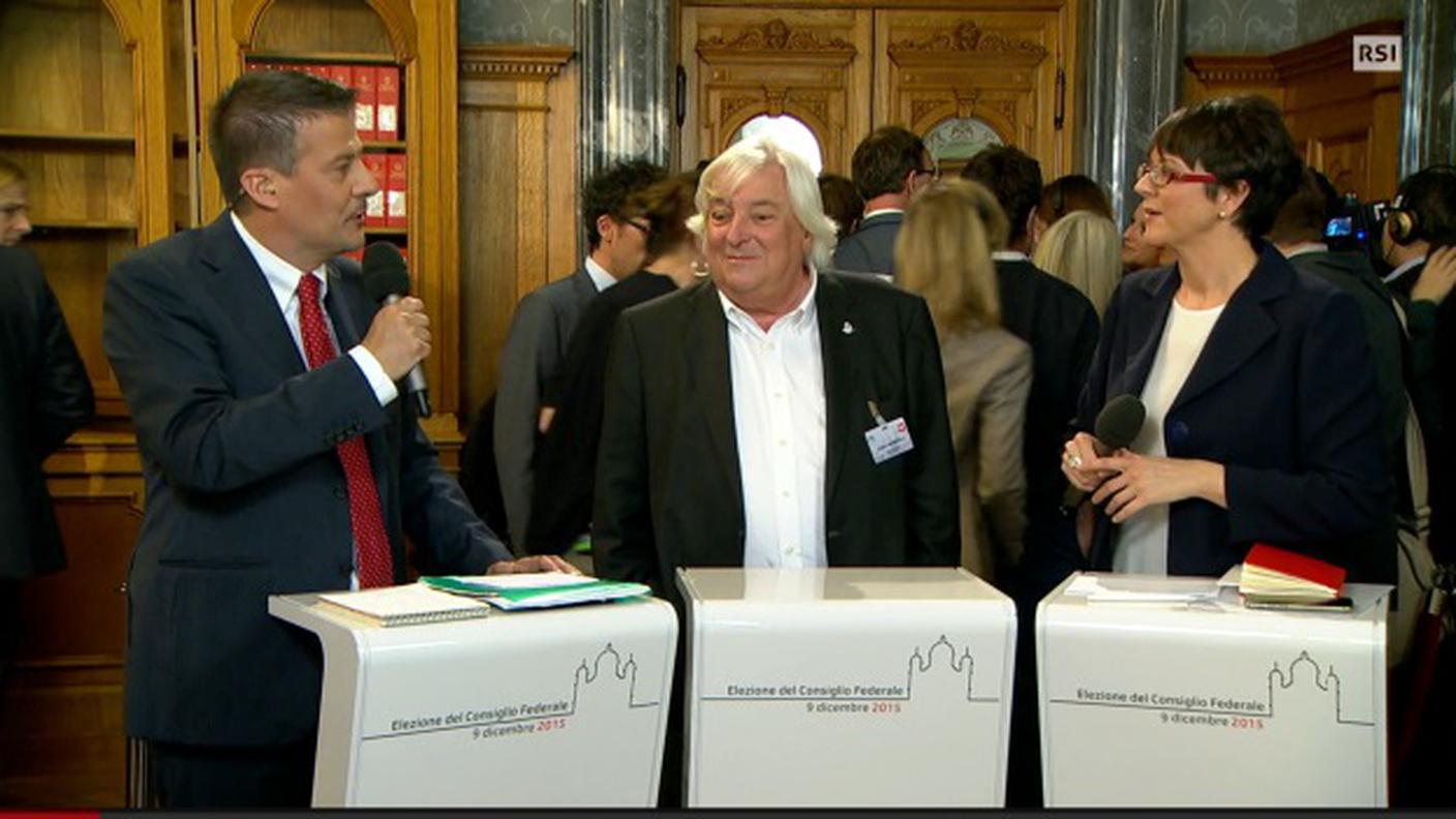 Attilio Bignasca a Palazzo federale