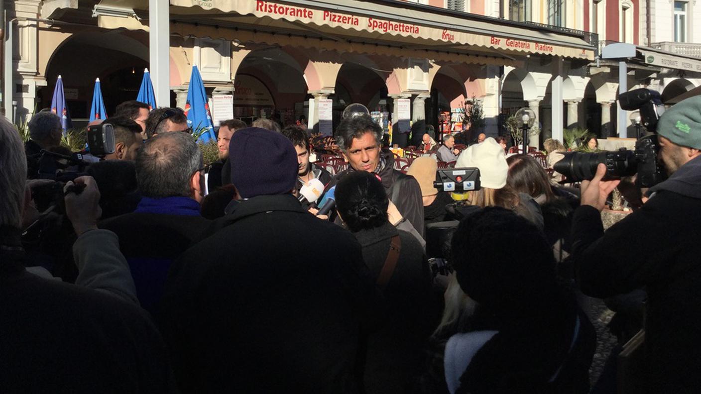 Nekkaz in Piazza Grande a Locarno