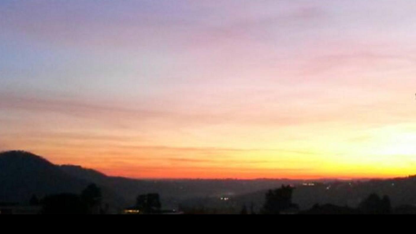 Tramonto nel Sottoceneri