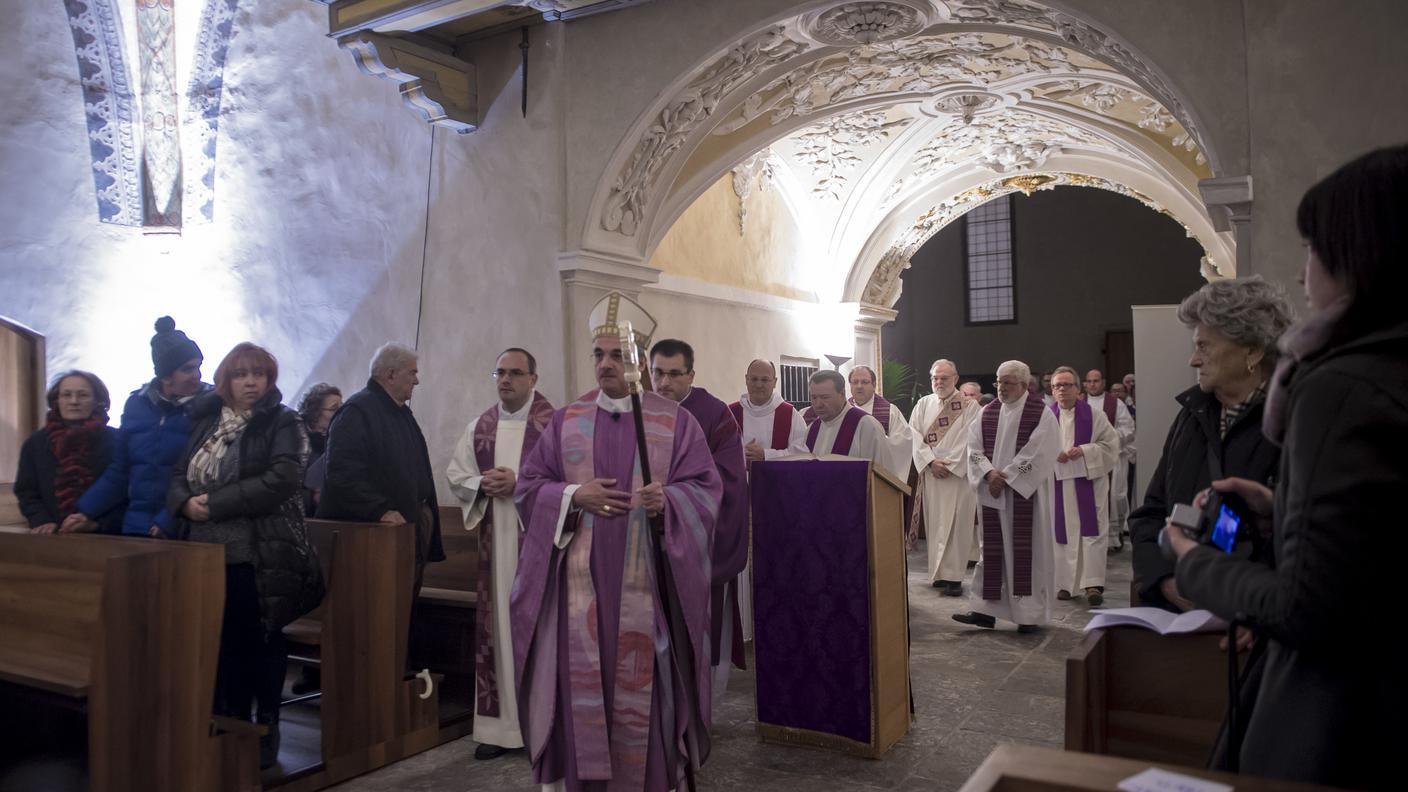Bellinzona, l'apertura della Porta della Misericordia