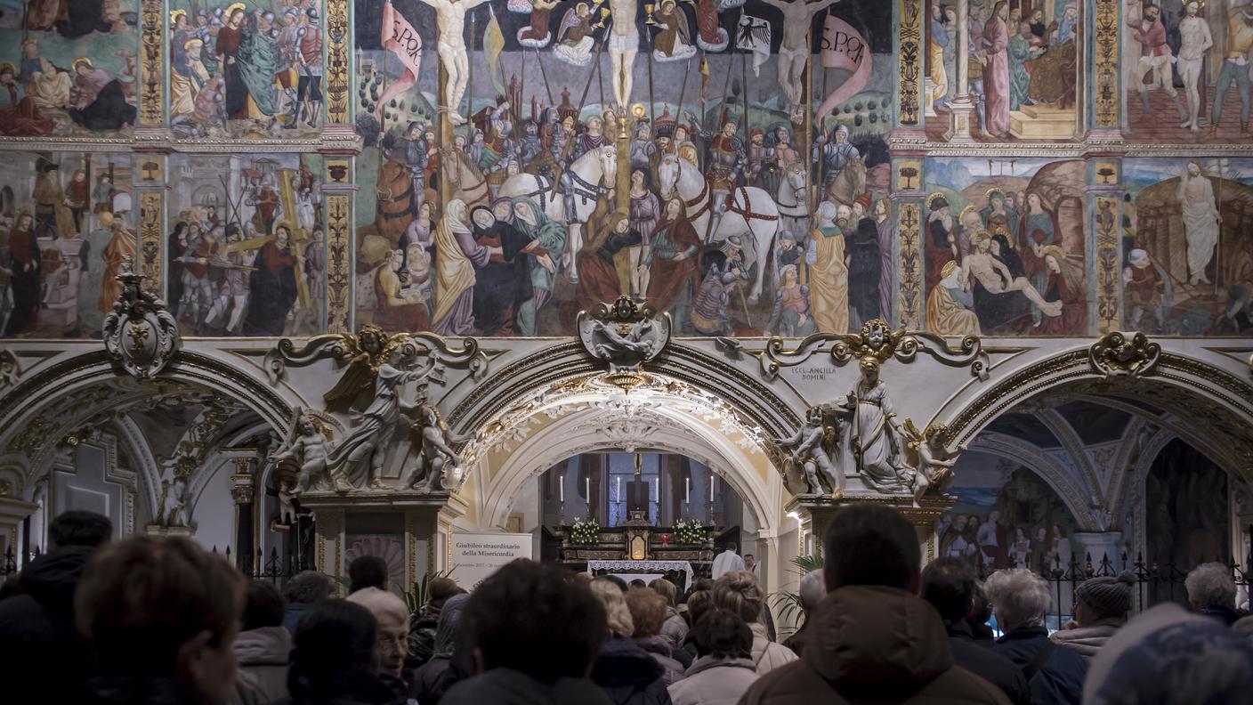 Bellinzona, l'apertura della Porta della Misericordia