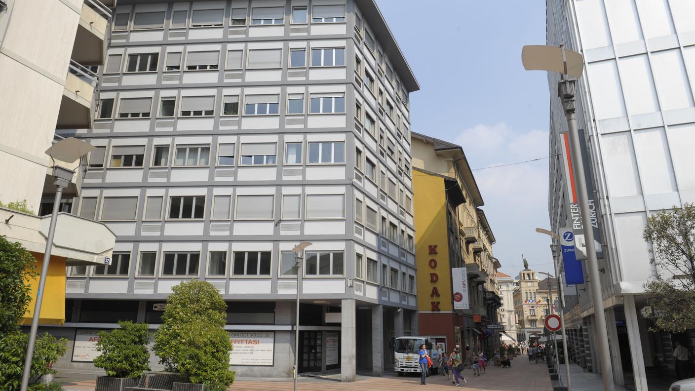 La sede in corso San Gottardo a Chiasso