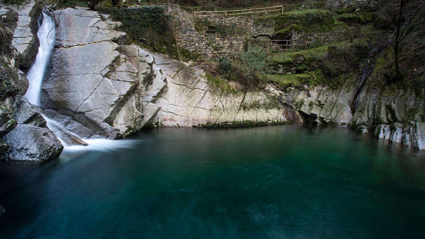 Uno scorcio del Parco delle gole della Breggia