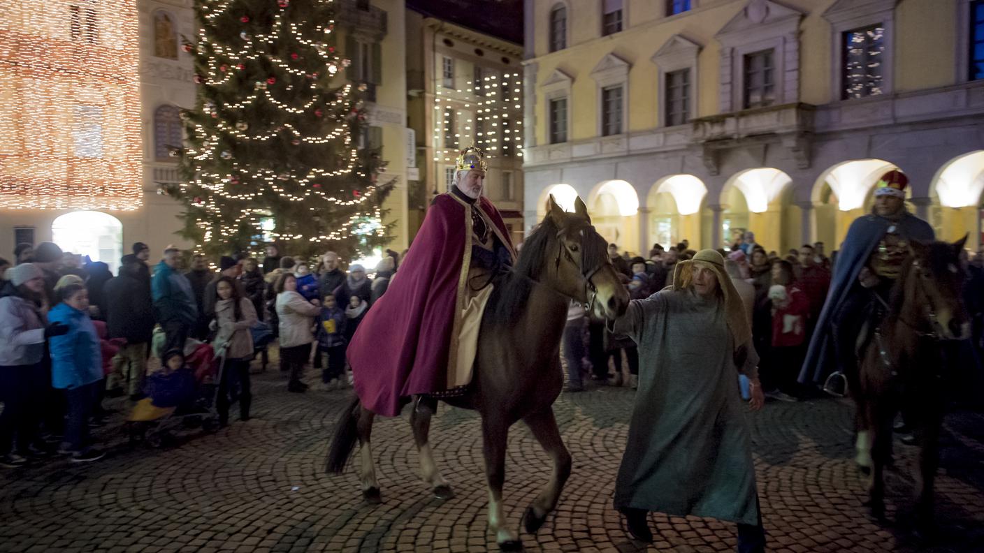 L'arrivo in Piazza Collegiata