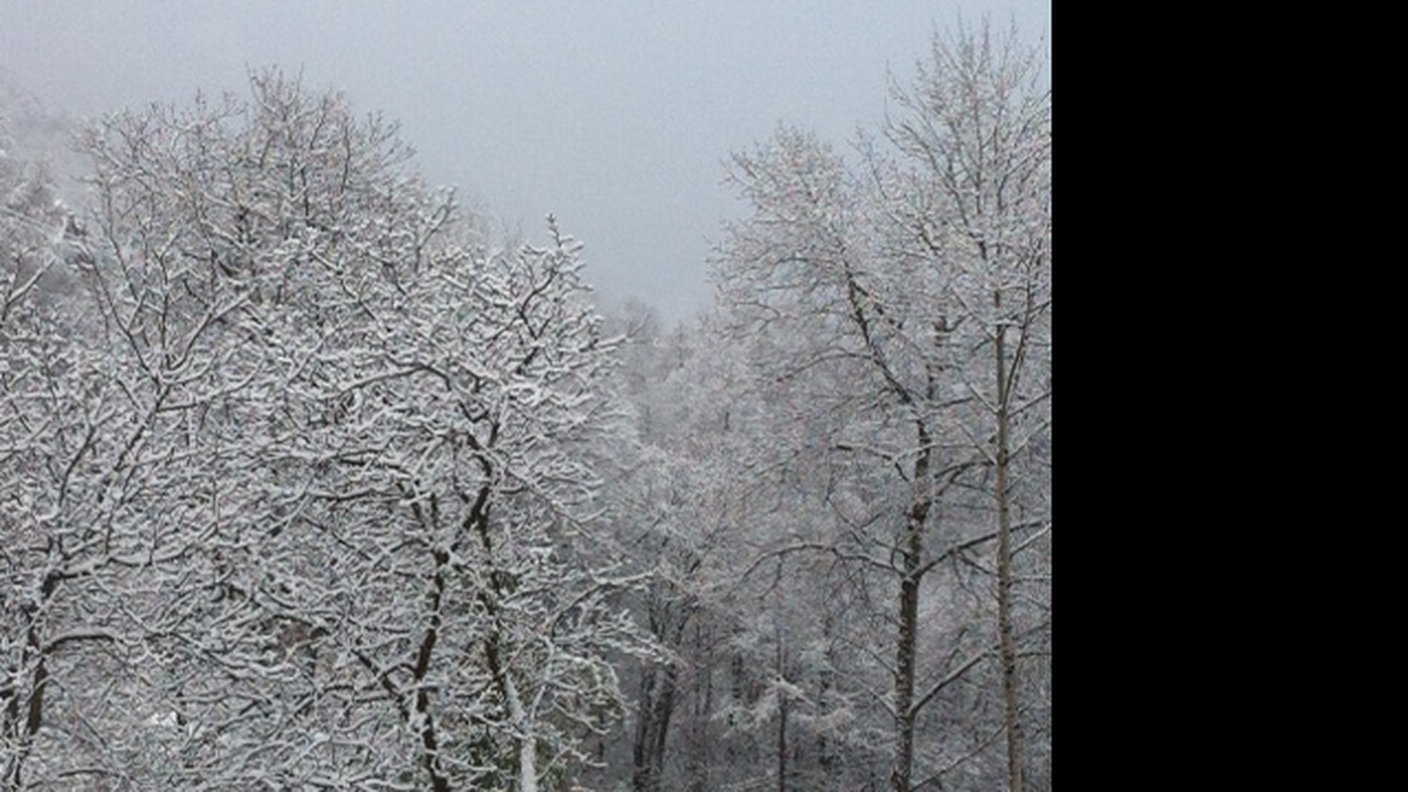 Neve nel Sopraceneri e anche la Valle Onsernone (nella foto Crana) ora è tutta bianca