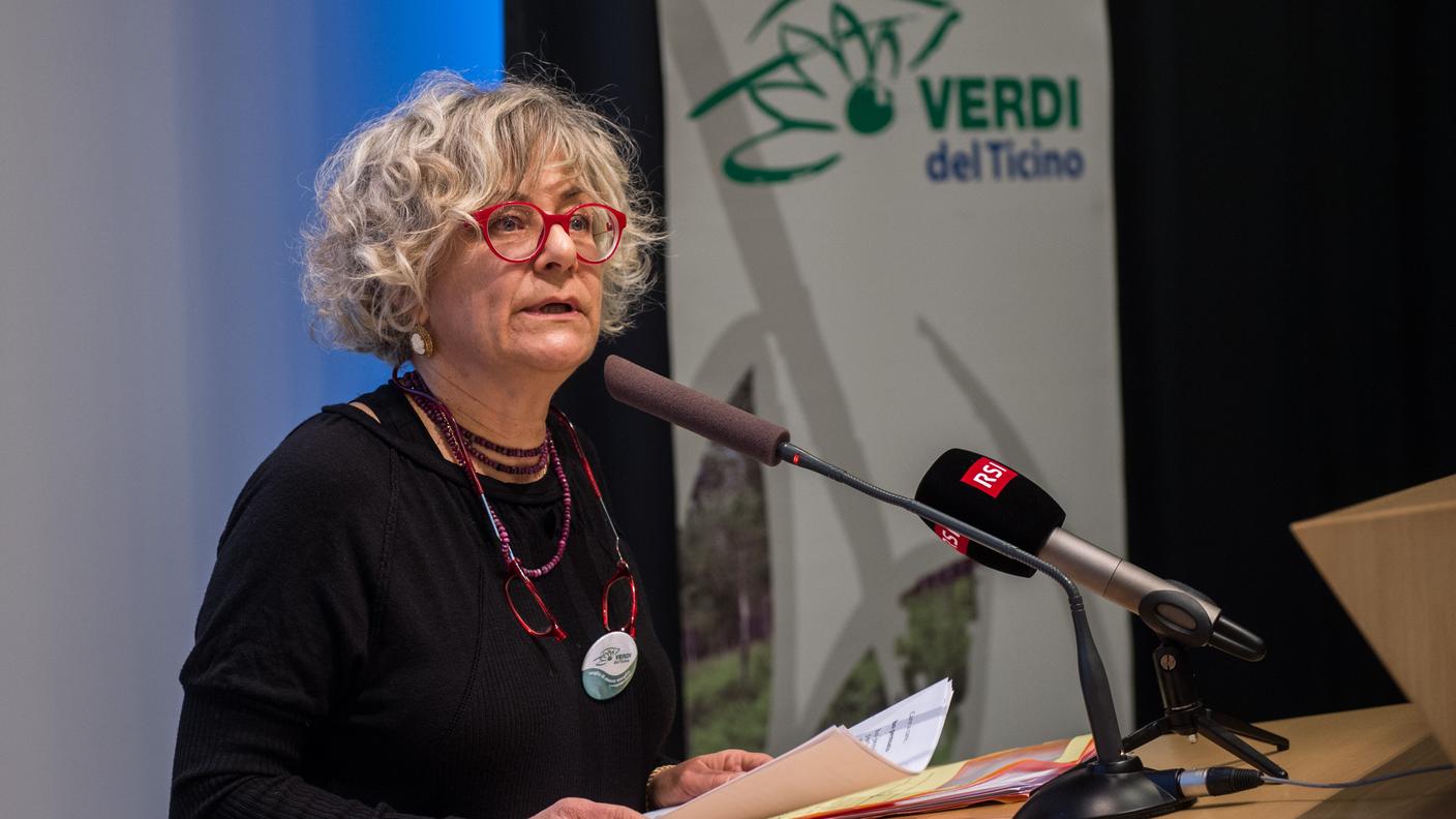 La coordinatrice del partito, Michela Delcò Petralli