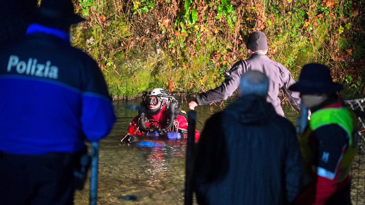 I soccorritori sul luogo dell'incidente