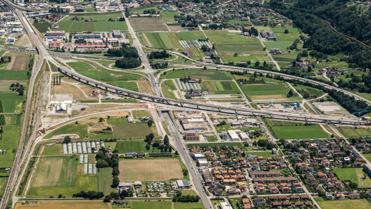 L'area su cui dovrebbe sorgere l'edificio di tecnica ferroviaria