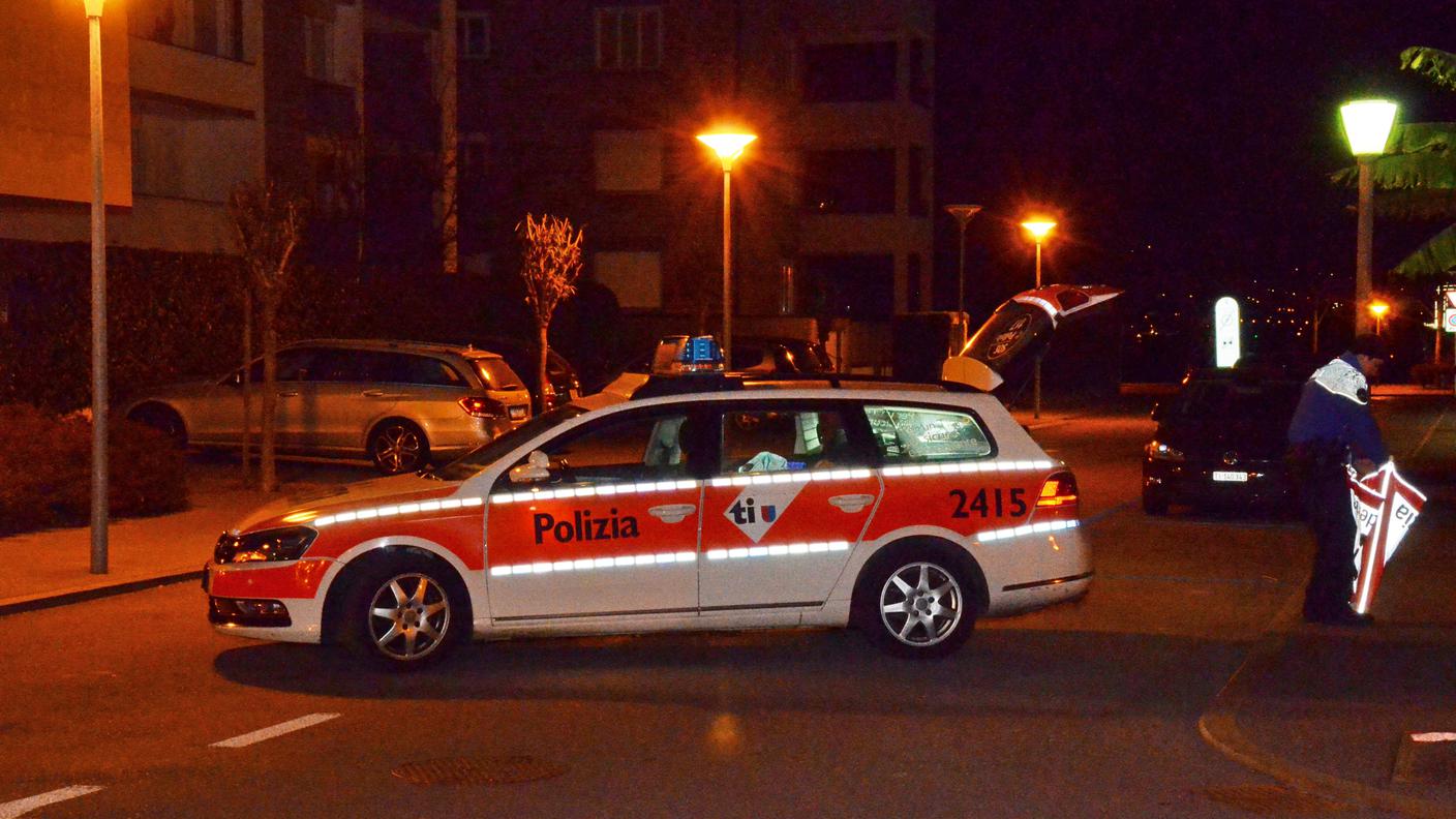 Sono intervenute sul poso polizia cantonale e comunale