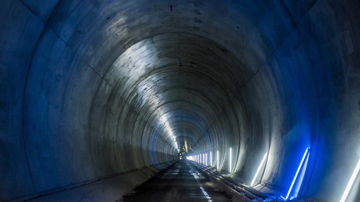 Il 60% del tunnel ha già un aspetto quasi definitivo
