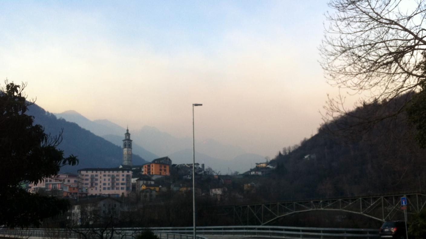 Cielo offuscato nelle Centovalli