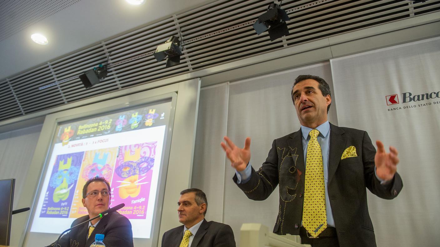 Bixio Caprara, durante la presentazione della 153esima edizione di Rabadan