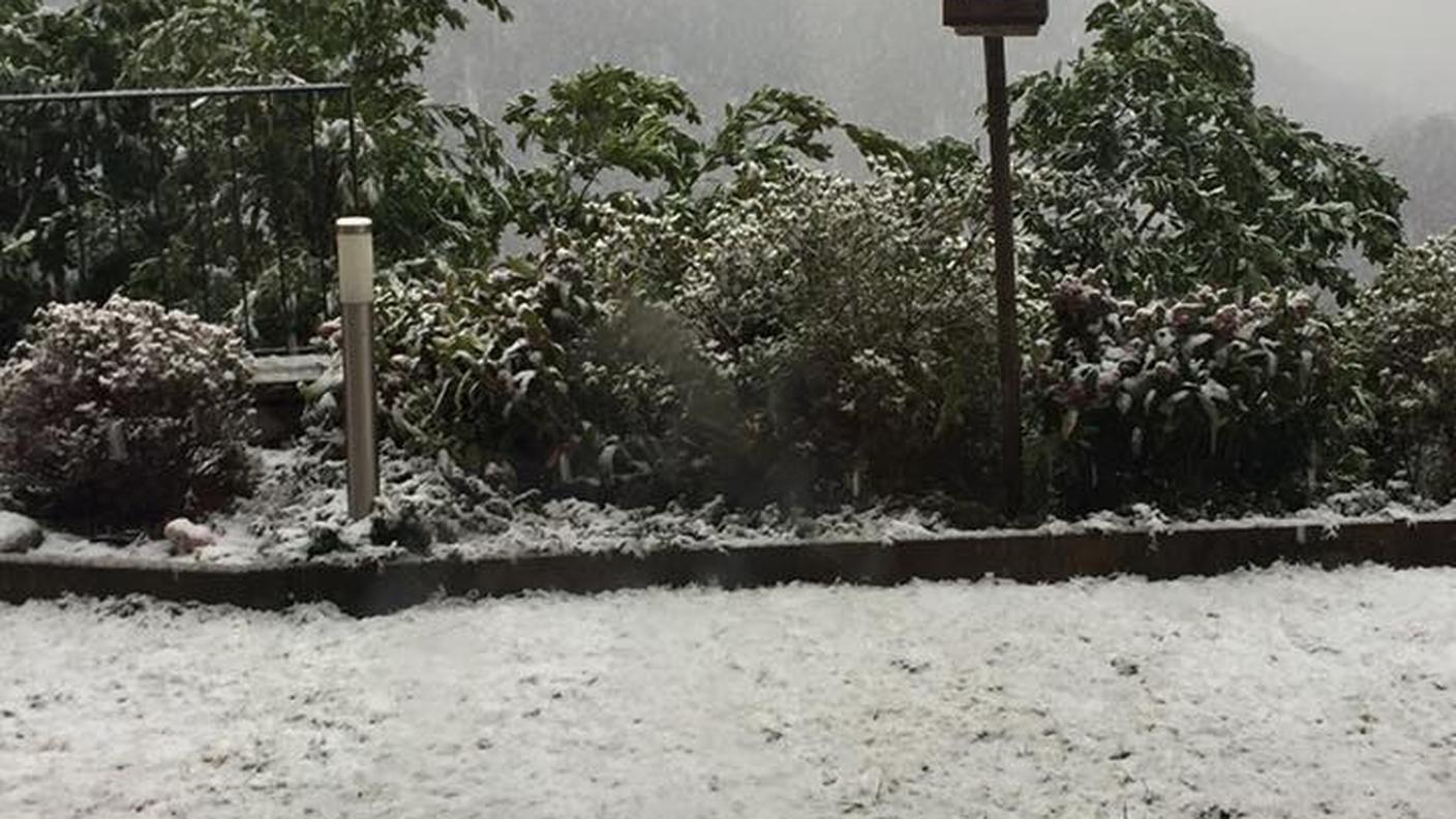 Neve a Giubiasco