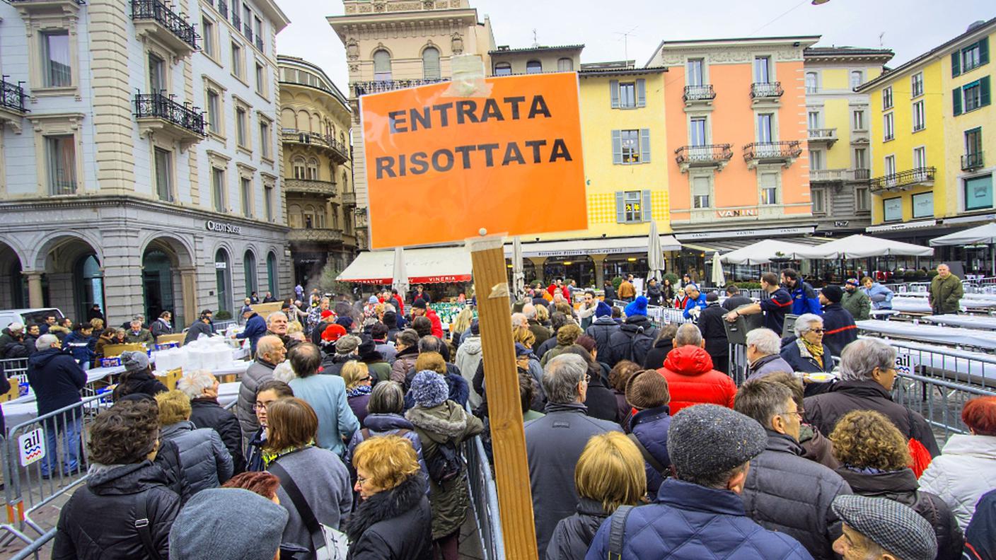 Quattromila, invece, le luganighe pronte per la manifestazione