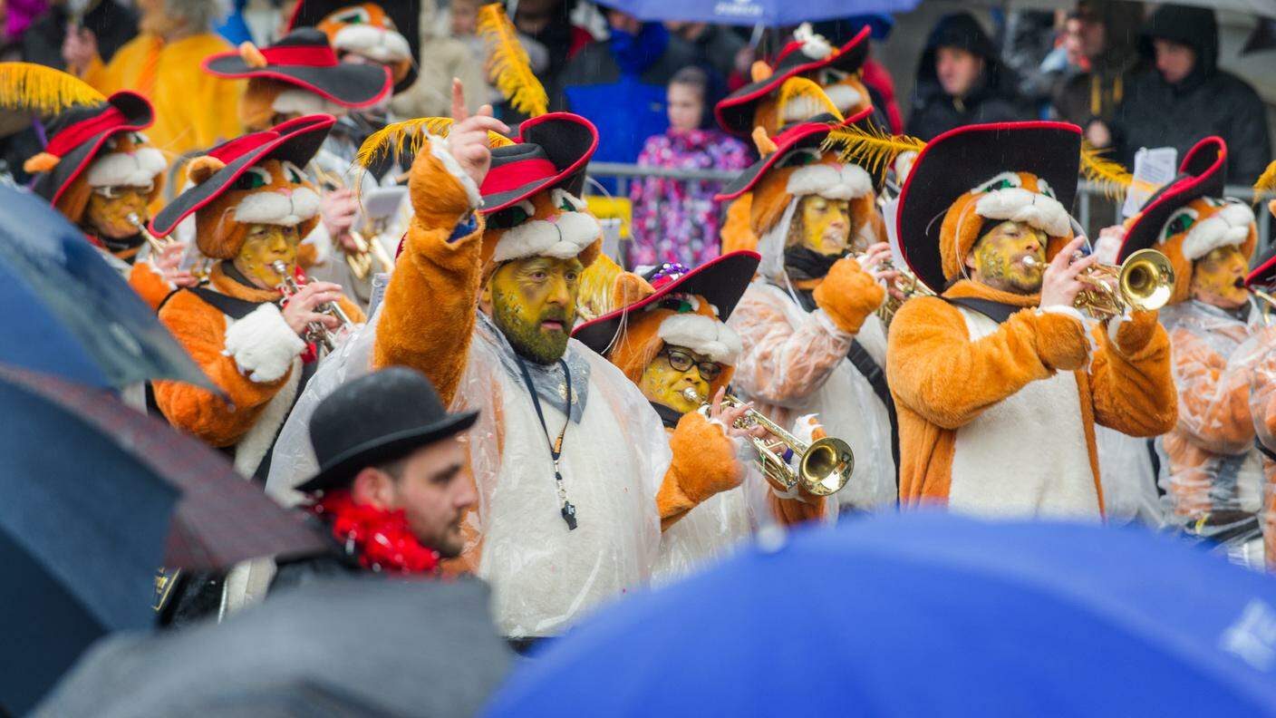 L'edizione 2015 del carnevale biaschese era bagnata: le previsioni per quest'anno sono incerte