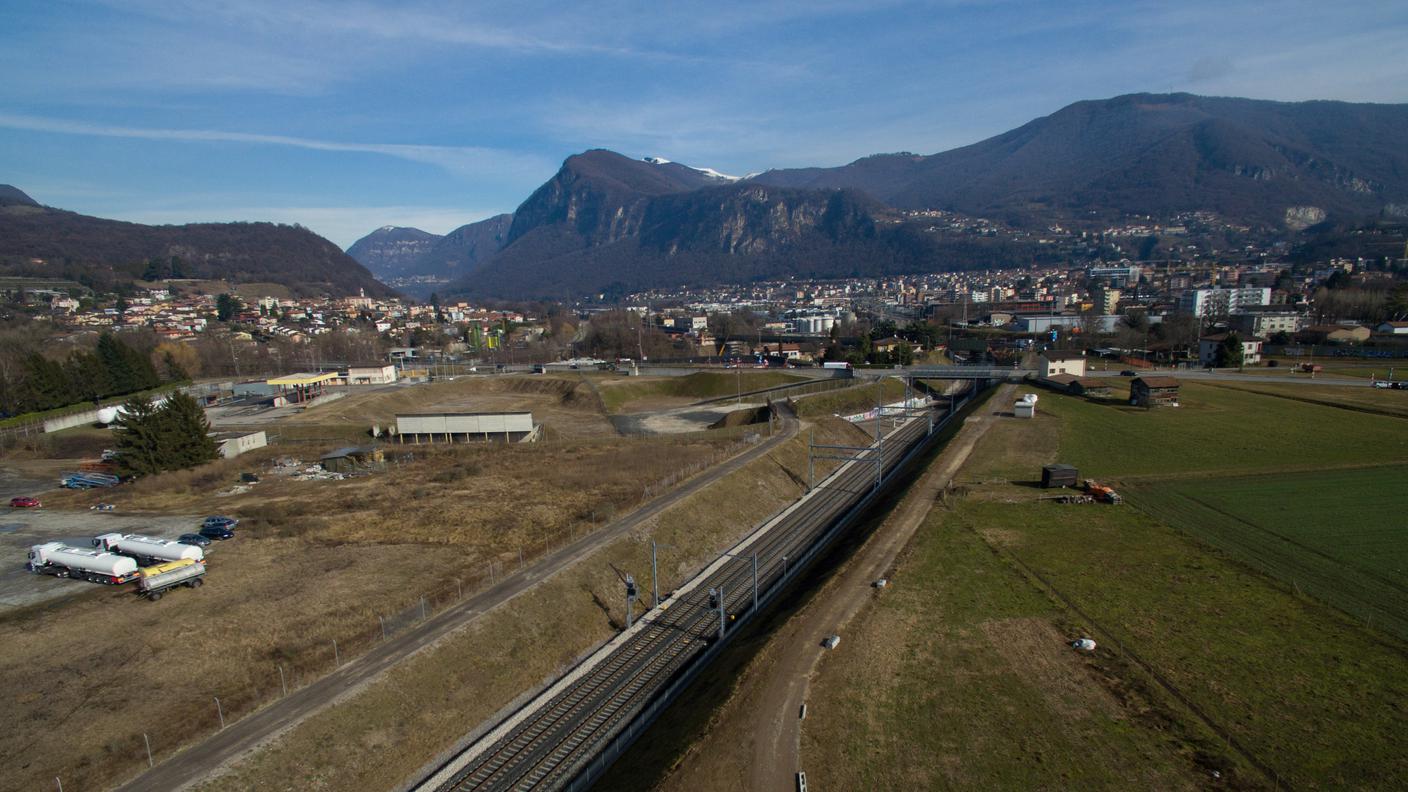 L'area si trova tra Mendrisio e Stabio