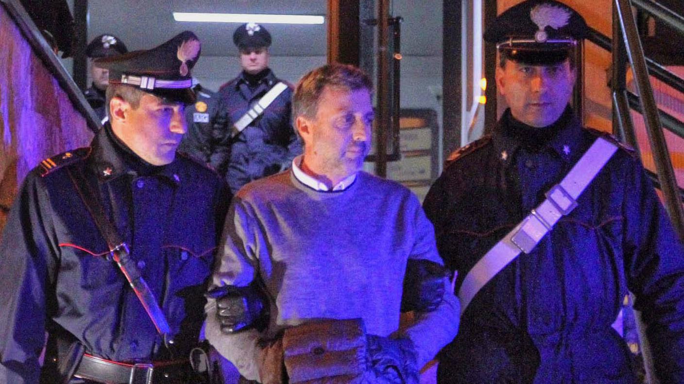 Pasquale Ignorato poco dopo l'arresto