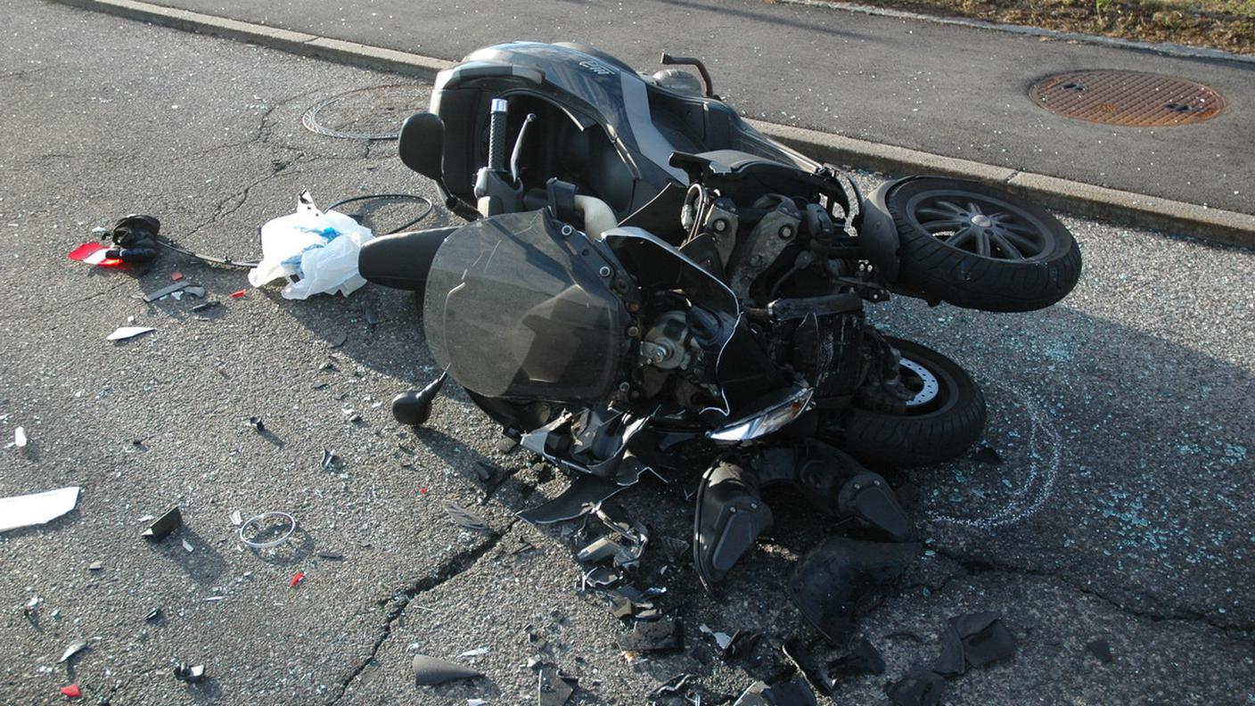 I resti del motoveicolo