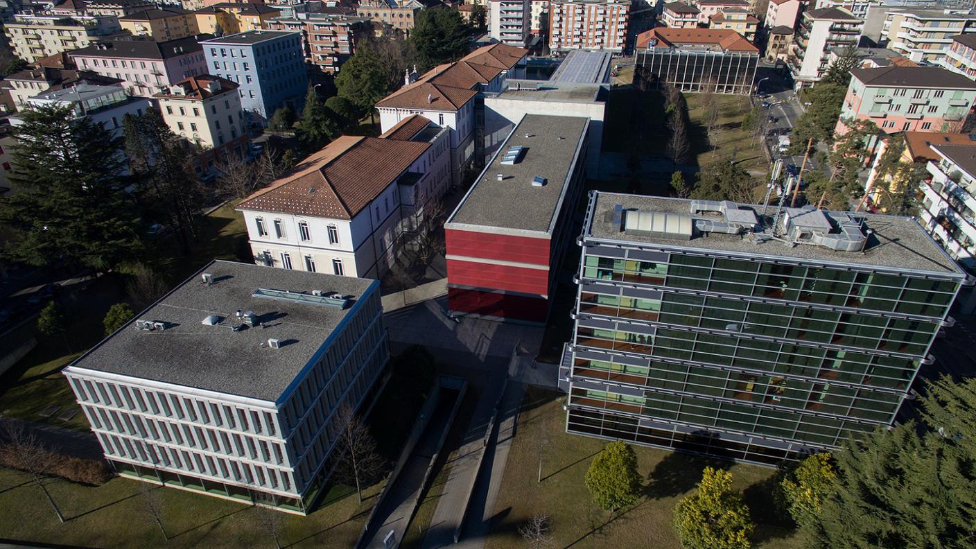 Il Campus dell'USI nel centro di Lugano